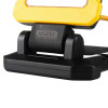 Close up of the bracket on a hispec 20w led work light showing the connection and support parts