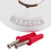 Fixings including screws and wall plugs for the hispec rf pro smoke alarm shown against a white background