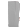 Side view of the exitgaurd fire door security alarm showing its slim rectangular shape and textured surface