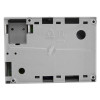 exitgaurd fire door security alarm showing the back side with battery compartment and mounting holes visible