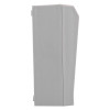 Side view of an exitgaurd fire door security alarm in grey plastic casing