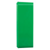 Side view of a green keygaurd key box showing its slim rectangular shape