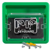 keygaurd key box shown from the front with clear cover and fittings including screws and wall plugs