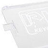 a close up view of the keyguard spare windows