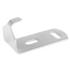 2kg co2 fire extinguisher lug bracket shown horizontally with two elongated holes and a raised bent section