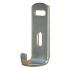 5kg co2 lug bracket made of metal shown at an angle with two holes for fixing and a bent end for support