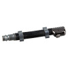 Fire extinguisher adaptor kit nitrogen regulator hose component with metal fittings and flexible black hose