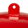 Close-up of the mounting point on the 10kg large automatic powder extinguisher showing the red metal bracket with hole