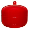 Front top view of a 6kg automatic powder fire extinguisher showing the red rounded body with a hanging loop at the top