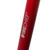 Close-up image of the red grip handle of the wild fire beater with the brand name visible