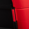 Close-up of the hinge on the firechief cabinet 9 kg ltr extinguisher showing the red and black components