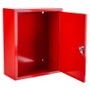 Firechief Metal Document Box with hasp lock shown open