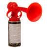 Red airhorn included in the premium fire warden kit showing the canister and red horn attachment