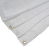 Hsfwbh Heavy Duty Welding Blankets showing rippled white fabric detail with metal eyelets on corners