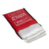 Hsfwbh101 Heavy Duty Welding Blankets folded inside a red bag with white text showing the product name and details