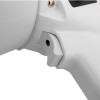 Close-up image of the press to speak button on a mini megaphone handle