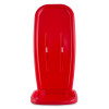 red single stand red shown from the front with a smooth surface and raised edges