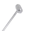 Close-up of the hammer from the keybox with hammer and chain showing its metal head and handle