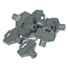 Ten replacement keys for rotationally moulded cabinets shown together on a white background