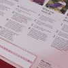 Close-up of the bottom section of a health and safety poster a2 showing printed text and instructions