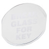 an angled view of the replacement plastic cover for keyboxes