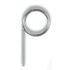 single standard safety pin shown against a white background