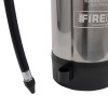 Close up of the bottom section and hose connection of the firechief 9l water extinguisher