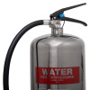 Top view of the firechief 9l water extinguisher showing the handle hose and pressure gauge