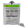 White defibrillator replacement pads