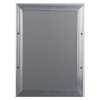 Jna4Snfr A4 Aluminium Snap Frame 255Mm Profile Back showing silver metal edges and grey backing panel