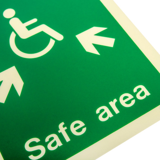 Safe Area Sign