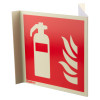 jalite panoramic fire extinguisher location no text sign showing a fire extinguisher and flame symbol angled view