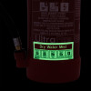dry water mist self adhesive sticker glowing green in the dark on a dark background