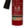 close up of co2 self adhesive sticker on red fire extinguisher showing usage and safety information