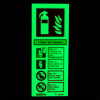 Wet Chemical Fire Extinguisher Sign Glow In The Dark