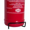 bottom view of jewel saffire 3kg powder slimline fire extinguisher showing base and stand