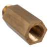 a close up view of the thread to the jewel water mist filling adaptor