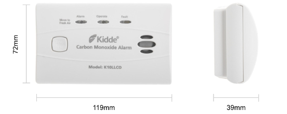KE10LLCO Dimensions
