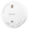 Ke2030Dsr Kidde 2030 Dsr Optical Smoke Alarm shown angled left with test button and ventilation holes visible