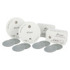 Pair magnetic kit with two Kidde battery carbon monoxide ke2030dsr battery smoke alarms and metal mounting plates