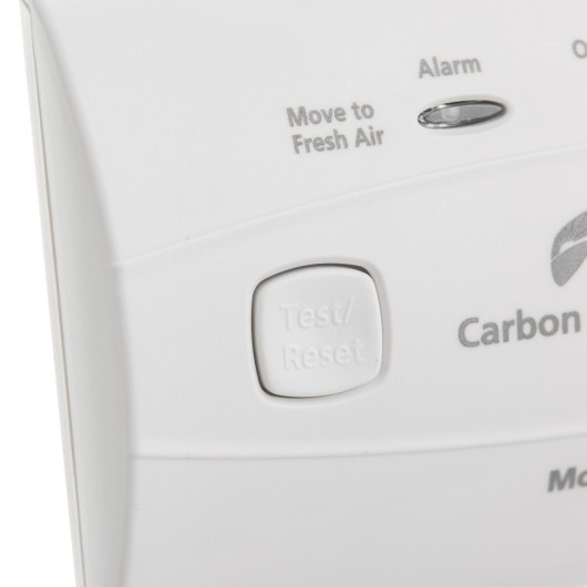 KEK10LLCO - Kidde 10 Year Carbon Monoxide Alarm Closeup Button