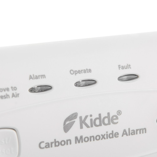 KEK10LLCO - Kidde 10 Year Carbon Monoxide Alarm Closeup Indicators
