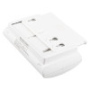 White Kek10Llco Kidde K10Llco Carbon Monoxide Alarm Backplate shown from an angle on a white background