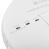 Indicators labelled alarm move to fresh air power and fault on the Kidde mains powered carbon monoxide alarm battery backup