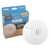 kidde mains powered carbon monoxide alarm battery backup shown with its box on a white background