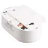Kek5Co Kidde K5Co Carbon Monoxide Alarm Backplate showing opened battery compartment and white plastic casing