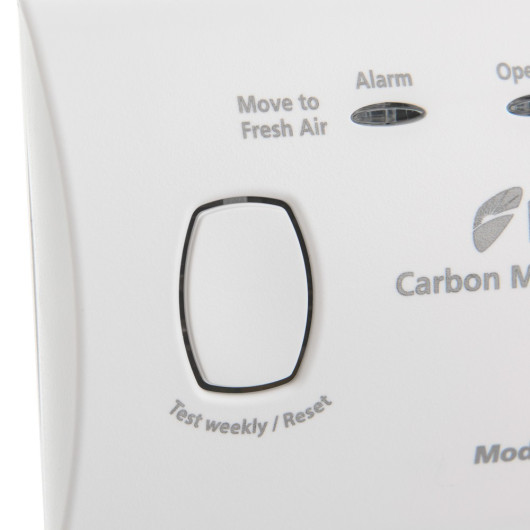 KEK7CO - Kidde 10 Year Carbon Monoxide Closeup Button