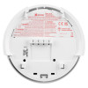 Back view of Kekf31R Kidde Firex Kf31R Mains Heat Alarm with visible labels and battery compartment