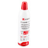 Angled view of a Kidde Flame Out fire fighting spray can with red cap and labelled instructions on the front