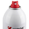 Close up of the nozzle on a kidde flame out fire fighting spray canister